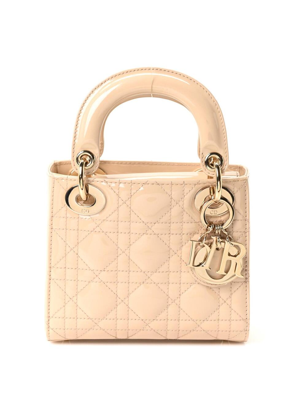 Christian Dior Patent Cannage Mini Lady #358502C28B